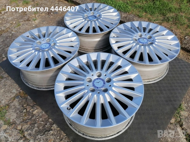 Оригинални джанти 17" 5х112 Mercedes, снимка 6 - Гуми и джанти - 54963652
