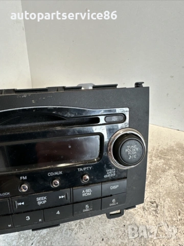 CD плеър за Honda CR-V 2.2 CTDi 103Kw (2009) 39100-SWA-G101-M1, снимка 2 - Части - 54451990