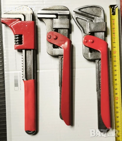 3 бр. немски раздвижени ключа ALARM Nr.13001/6 и GEDORE Nr.95 , снимка 4 - Ключове - 45749029