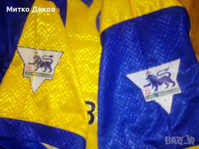 Leeds United футболна тениска винтидж офицален фен продукт на Лийдс №13 и 15 размер Л, снимка 4 - Футбол - 55412037