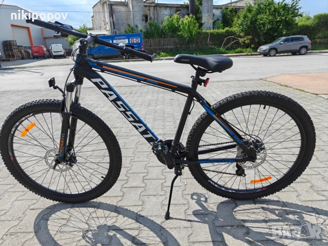 BG Алуминиев велосипед 27.5" PASSAT черен, снимка 8 - Велосипеди - 54398973
