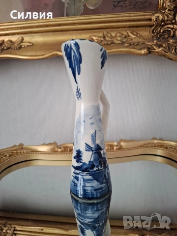 Вазичка DELFT Holland 🇳🇱 , снимка 3 - Вази - 55246841