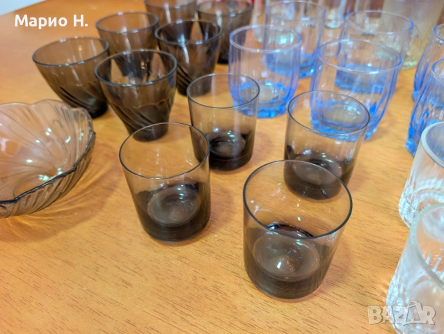 Комплект от 42 чаши за вода и безалкохолно + купичка, снимка 6 - Чаши - 54220900