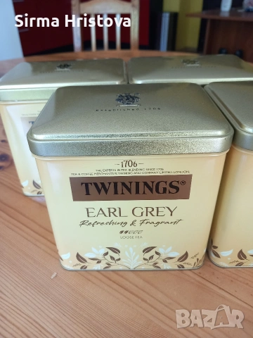 Черен Чай в Метална Кутия Earl Grey Twinings 500 г , снимка 8 - Други - 54827036