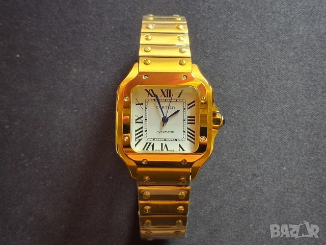 Cartier Santos Дамски - 32mm, снимка 2 - Дамски - 54930679