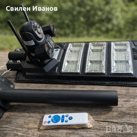Улична соларна лампа и Smart камера 2 в 1, снимка 6 - IP камери - 54461910