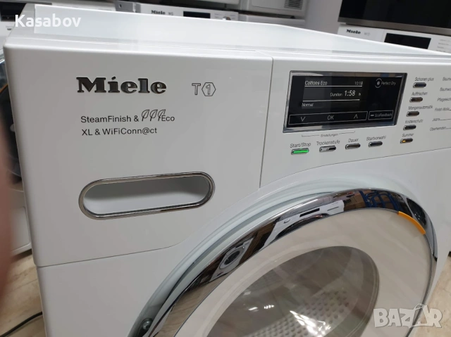 9кг Пара Miele Сушилня с термопомпа Миеле 12м Гаранция, снимка 14 - Сушилни - 54162847