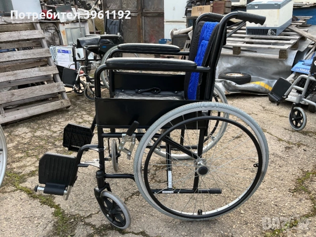 Ръчна инвалидна количка згаваемо , снимка 3 - Инвалидни колички - 54171007