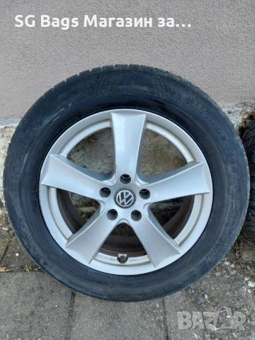 Vw tiguan лети джанти с гуми 225/60/17, снимка 6 - Гуми и джанти - 54832506