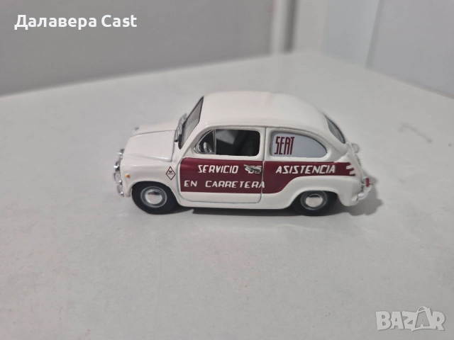 1/43 Seat 600E 1970 Solido , снимка 5 - Колекции - 54767368