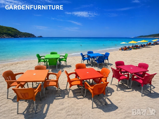 Комплект маса +4 стола, снимка 7 - Маси - 54341170