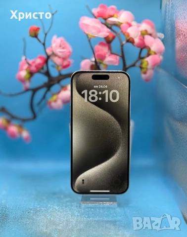 Apple iPhone 15 Pro, 128GB, 5G, Natural Titanium  