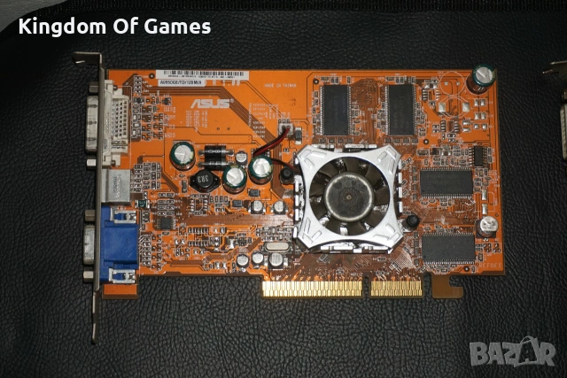 14 броя Тествани и Работещи Видео Карти AGP GeForce 256MB/Asus 256MB/Radeon 128MB/Gigabyte 64MB , снимка 2 - Видеокарти - 55087069