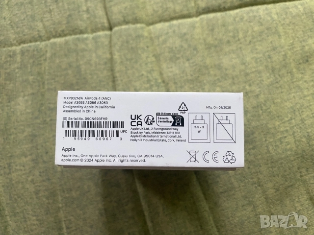 Безжични слушалки Apple AirPods 4 ANC + гаранция, снимка 3 - Слушалки, hands-free - 54894393