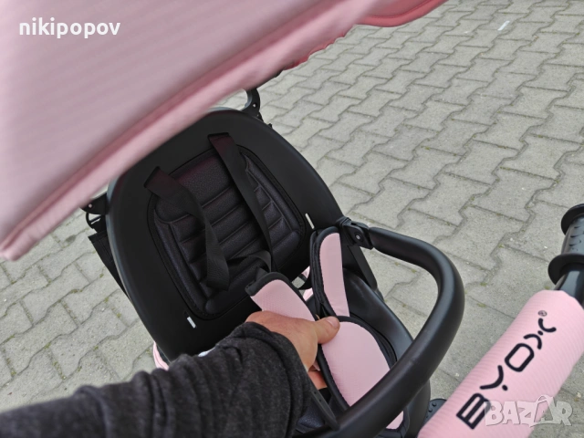 BYOX Детска триколка EXPLORE розов, снимка 4 - Други - 54493752