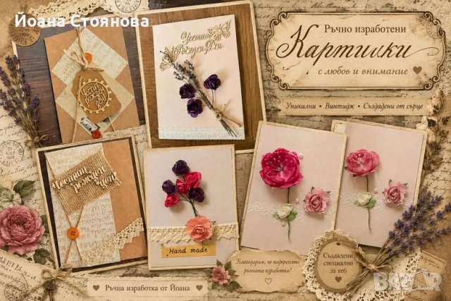 Ръчно изработени картички, снимка 8 - Други - 53509824