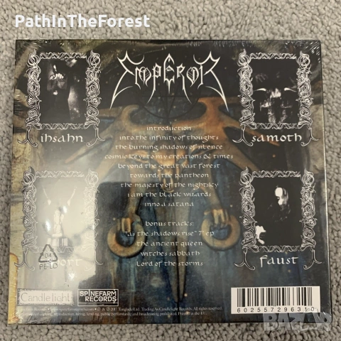 Emperor - In the Nightside Eclipse cd , снимка 2 - CD дискове - 54976321