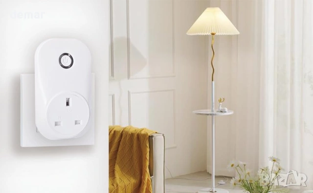 Смарт димер контакт WiFi, Tuya Smart Life, Alexa, Google Home, за LED и халогенни лампи, снимка 6 - Лед осветление - 54923419