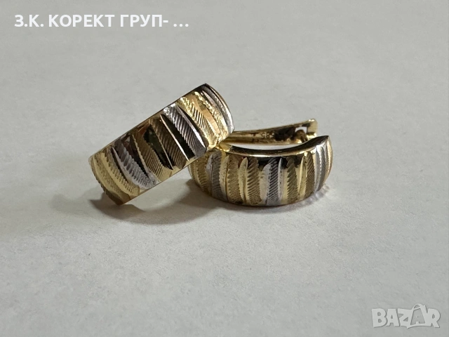 Златни дамски обеци 14K – 1,71 г