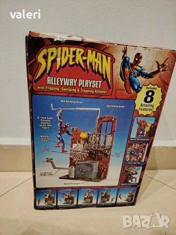 Spiderman, spiderman alley playset, vintage, Marvel, снимка 2 - Колекции - 54577161