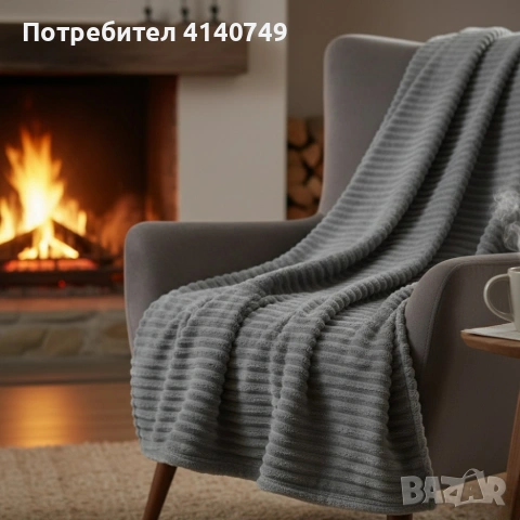 Меко и ватирано микрофибърно одеяло 200x220 см за топъл и стилен сън