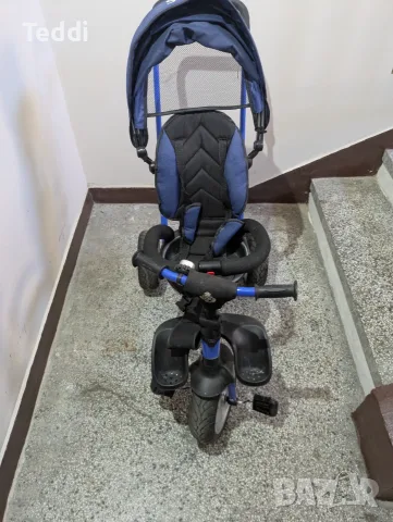 Детска триколка BYOX 360° SCAR СИН, снимка 2 - Детски велосипеди, триколки и коли - 55699096