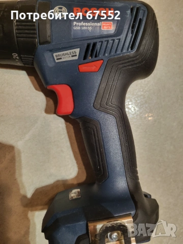 Ударен безчетков винтоверт Bosch GSR 18V-55 , без батерия и зарядно. 50€ (цената е крайна!), снимка 4 - Винтоверти - 54643604