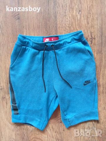 Nike Shorts Tech Fleece - Industrial Blue/Black - мъжки къси панталони р-р XS, снимка 4 - Къси панталони - 55045949