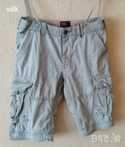 100% Оригинални страхотни мъжки къси карго панталони SUPERDRY! , снимка 2 - Къси панталони - 55053470