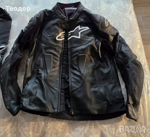 Мото екип от 2 части + обувки Alpinestar, снимка 7 - Други - 53999078