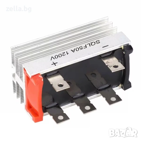Трифазен изправителен мост 50A 1200V – AC/DC индустриален преобразувател за захранвания 10224, снимка 10 - Друга електроника - 54661068