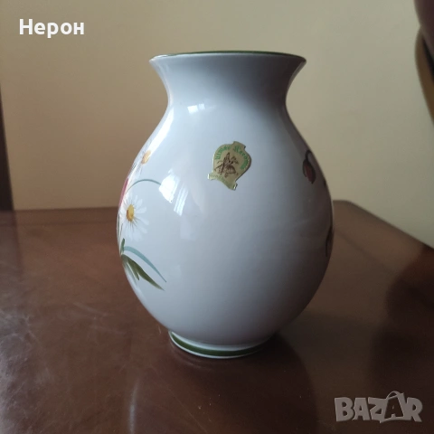 Порцеланова ваза, снимка 4 - Вази - 55168373