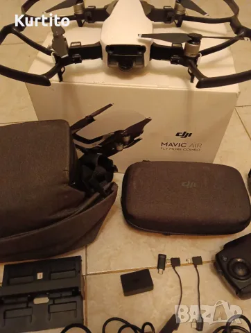 Дрон DJI Mavic Air 500м!!! Fly more combo!, снимка 2 - Дронове и аксесоари - 55548460