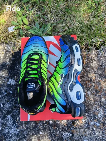 Nike Air Max Plus Racer Blue Volt, снимка 8 - Маратонки - 55453288