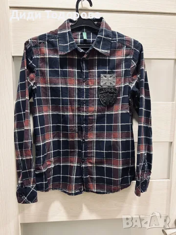 Пакет маркови момчешки дрехи за 10-11 год. / 146-150 см (Benetton & Reserved), снимка 2 - Детски ризи - 55409129