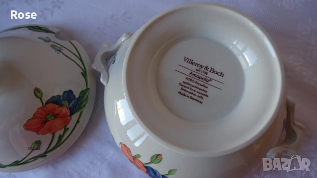 Супник - 2 литра , Villeroy & Boch Amapola 1980г., снимка 6 - Сервизи - 54967936