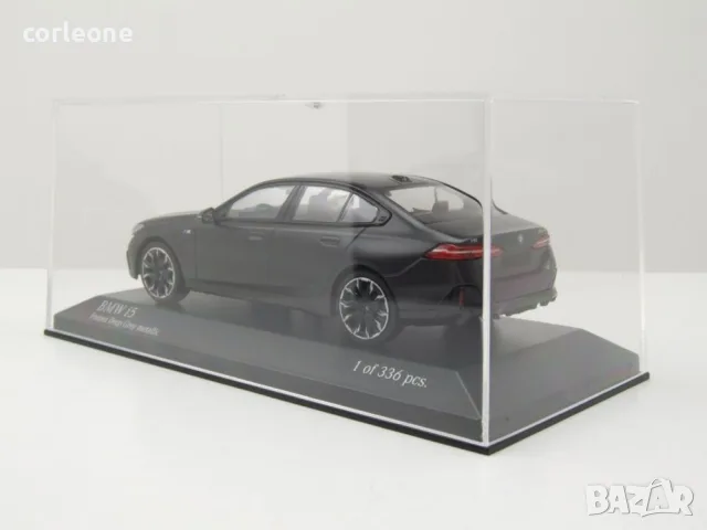 BMW I5 2023 - мащаб 1:43 на Minichamps моделът е нов в PVC дисплей-кейс, снимка 8 - Колекции - 55431088