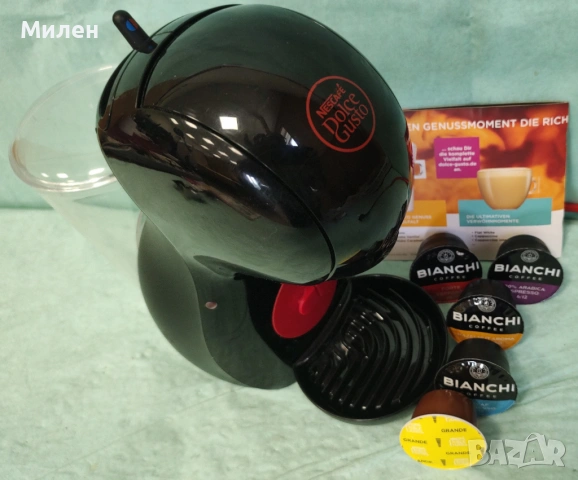 Кафемашина с гаранция 1 година NESCAFÉ® Delonghi Piccolo XS.Black, снимка 4 - Кафемашини - 54737087
