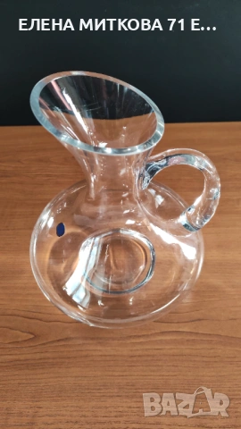 Два големи кристални декантера на Бохемия нови, снимка 8 - Аксесоари за кухня - 54104182