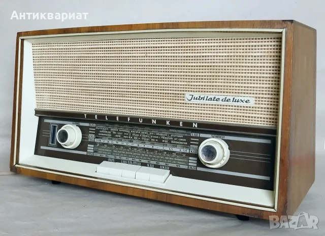 Лампово радио Telefunken Jubilate de Luxe 1461 / Германия, снимка 3 - Радиокасетофони, транзистори - 55530545