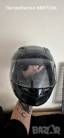 Затворена каска танкед racing pro carbon