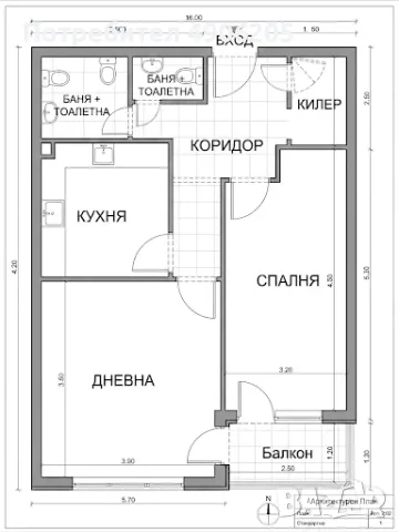 СОБСТВЕНИК! Тристаен тухлен апартамент, гр. Варна, кв. Левски 1, ул. Студентска , снимка 12 - Апартаменти - 55512456