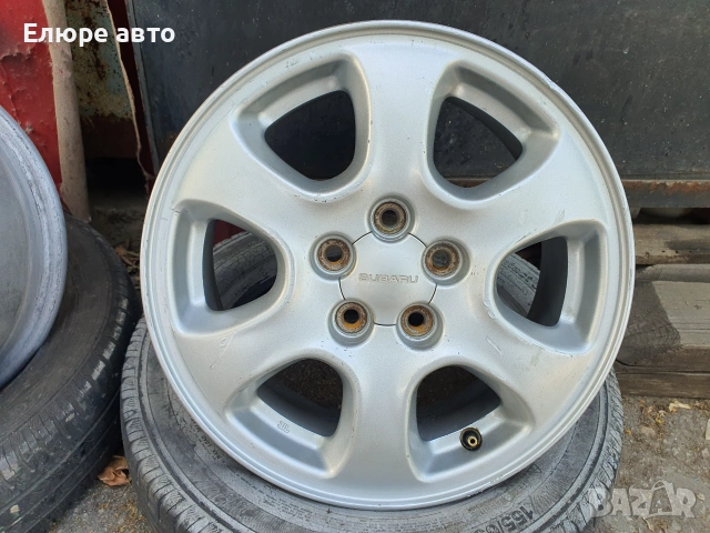Джанти Субару 5x100x6J15ет55, снимка 4 - Гуми и джанти - 55127273