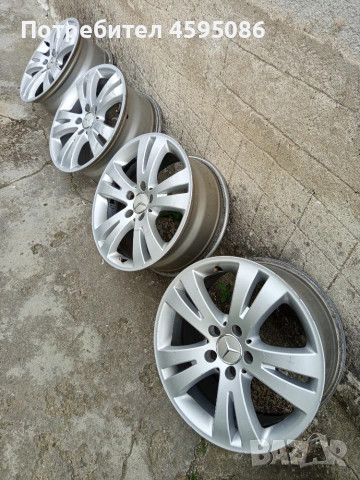 OEM джанти 17 5x112 Mercedes C-class w204, снимка 2 - Гуми и джанти - 55257152