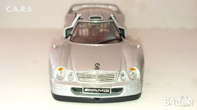 Mercedes Benz CLK-GTR Street Version MAISTO 1:26, снимка 6 - Колекции - 53996017