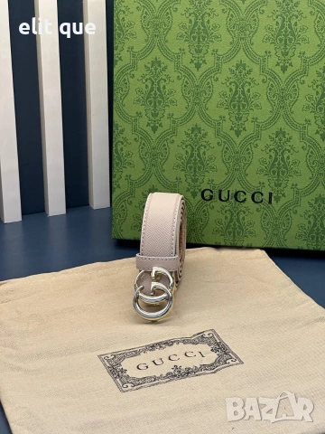 колани от естествена кожа в кутия Gucci 3см, снимка 4 - Колани - 55084487