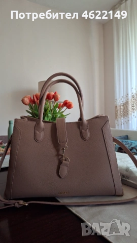  Чанта Lasocki бежева, снимка 4 - Чанти - 54240873