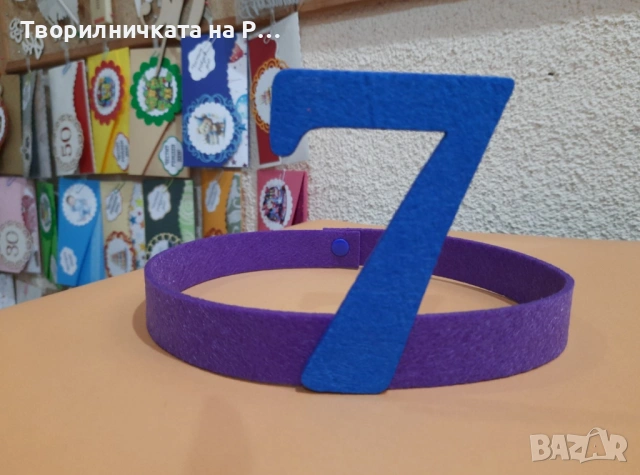 Коронки цифри, букви, слънце, дъга, снимка 7 - Шноли, диадеми, ленти - 54763114