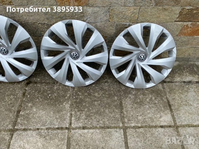 Оригинални тасове на VW Polo 15”, снимка 3 - Аксесоари и консумативи - 54605546