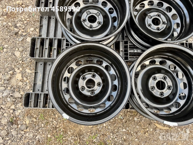 4бр.ЧИСТО НОВИ Оригинални железни джанти 16цола ET50 за Vw,Audi,Seat,Skoda, снимка 13 - Гуми и джанти - 51808249